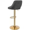 Hoker barowy Cydro Gold grafitowe Velvet