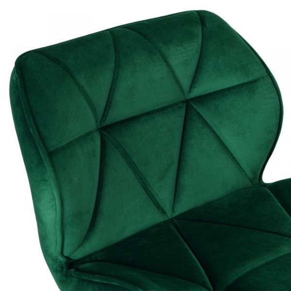 Hoker barowy Grappo Black ciemnozielony Velvet