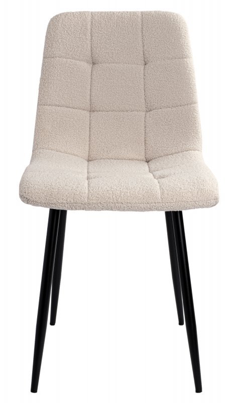 Krzesło boucle DENVER teddy beżowe