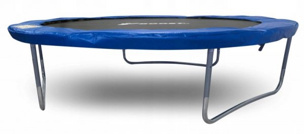 Trampolina z siatką i drabinką HENZEN 244 cm niebieska FT 8
