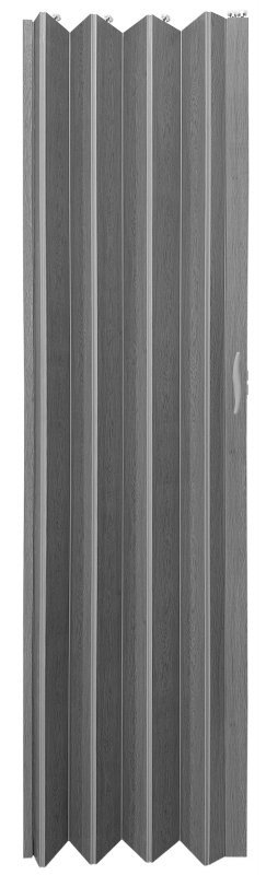 Drzwi harmonijkowe 001P 67 SZARY DĄB MAT 90 cm