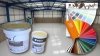 EPOXYFLOOR W 1KG + 0,3KG (biała, dwuskładnikowa farba epoksydowa do betonu z możliwością barwienia)