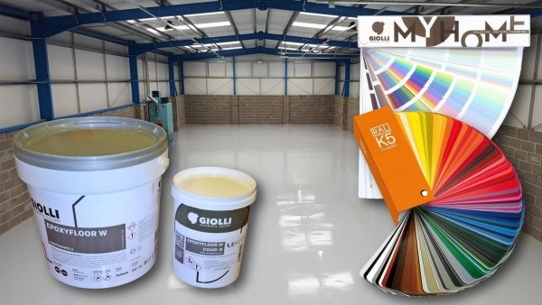 EPOXYFLOOR W 3KG + 1,2KG (biała, dwuskładnikowa farba epoksydowa do betonu z możliwością barwienia)