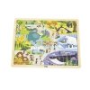 Viga 44587 Puzzle na podkładce 48 elementów - poznajemy zoo