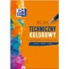 Blok techniczny szkolny A3 kolorowy 10 kartek 225g 400093234 OXFORD