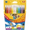 Flamastry 10+2 BIC KIDS COLOUR ERASE 9202953 Magic Felt Pens