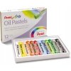 Kredki pastele olejne PENTEL 12kolorów PHN12