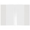 Okładka na zeszyty szkolne A5 bezbarwne 50 sztuk PP/PE 21,2x30x3cm OPP-01 BIURFOL