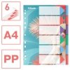 Przekładki Colour`Breeze PP A4 6 przekładek 628499 ESSELTE