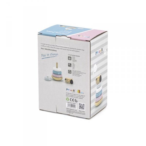 Viga 44042 PolarB Piramidka edukacyjna Piesek