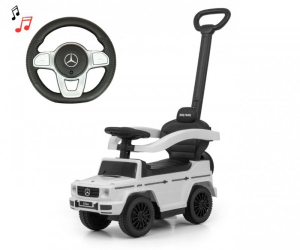 Pojazd z rączką MERCEDES G350d White