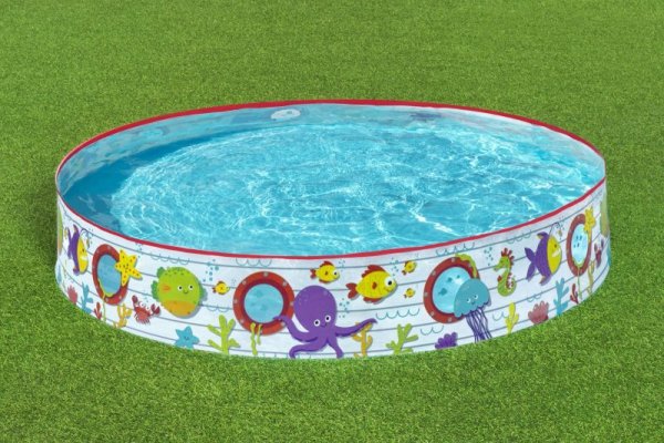 Bestway 55029 BASENIK ROZPOROWY FILL &#039;N FUN BURTA STATKU Z OKIENKAMI 152cm x 25cm