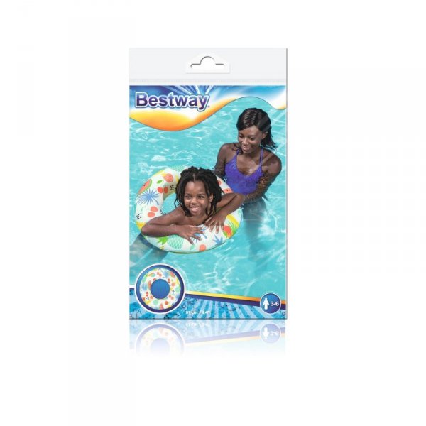 Bestway 36014 Kółko do pływania Owoce 61cm