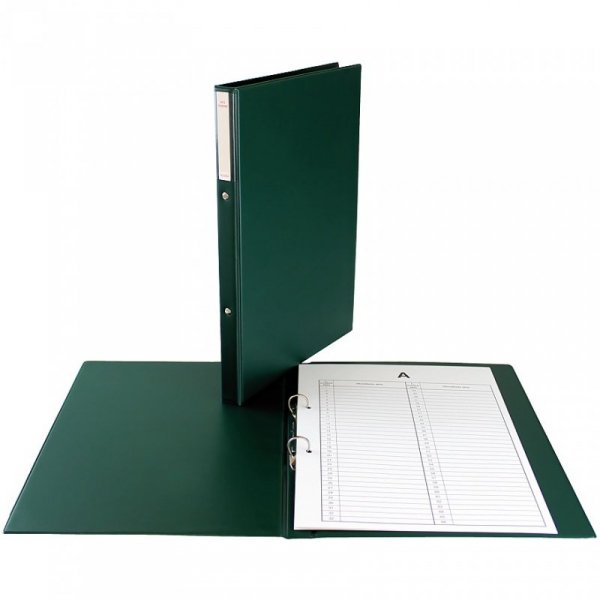 Teczka na akta osobowe Segregator 2 ringi 2cm ciemny zielony TD-12-05 BIURFOL