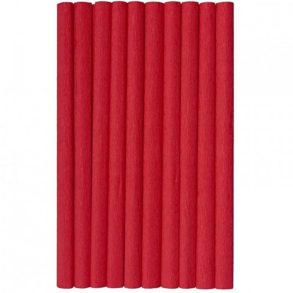 Bibuła marszczona CREATINIO 10 sztuk 50x200cm ciemny czerwony 400153896 TOP 2000