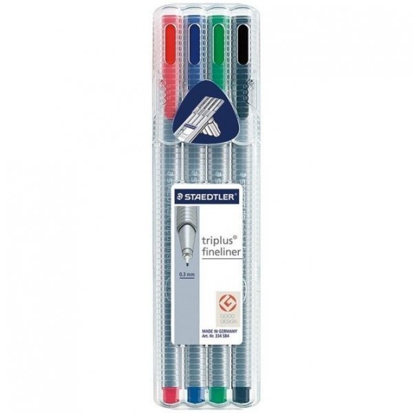Cienkopis TRIPLUS FIN 4szt 0.3 STAEDTLER 334 -SB4