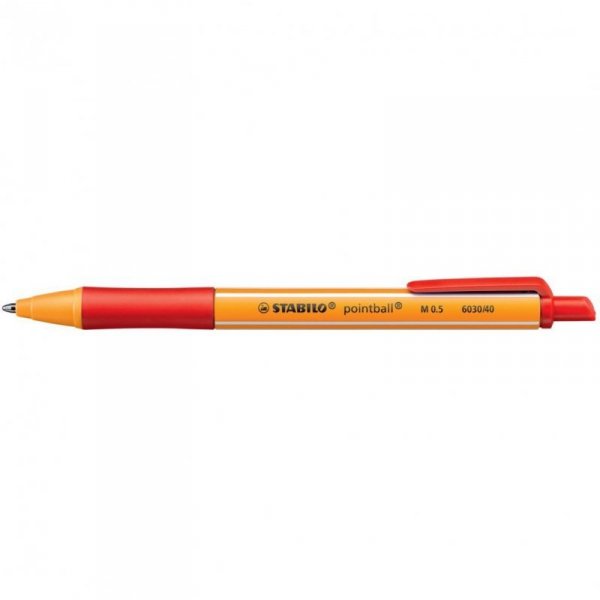 Długopis POINT Ball 6030/40 czerwony STABILO