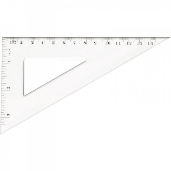 Ekierka prostokątna 14,5mm BL004-B TETIS
