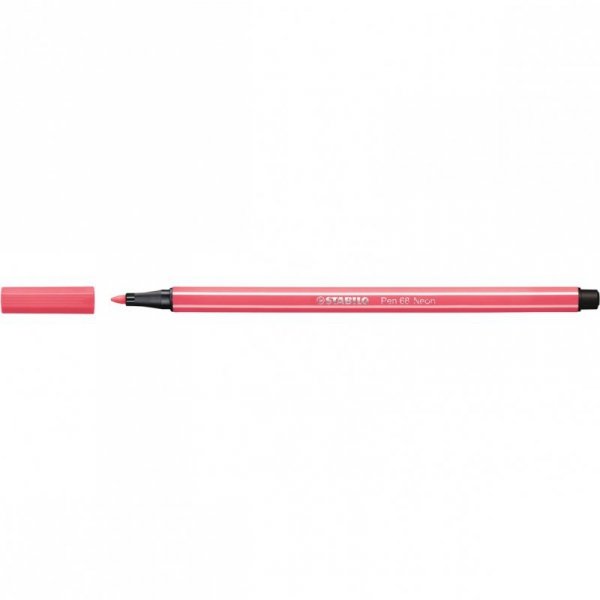 Flamaster STABILO PEN 68/040 czerwony fluo