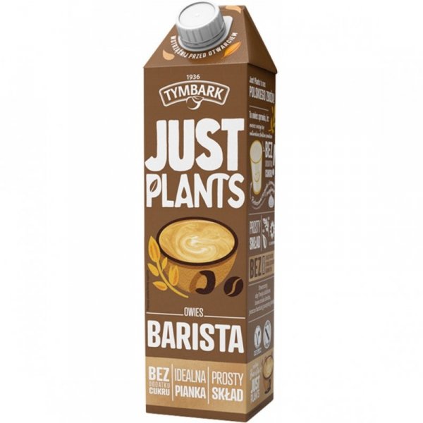 Napój TYMBARK Just Plants 1L BARISTA owies