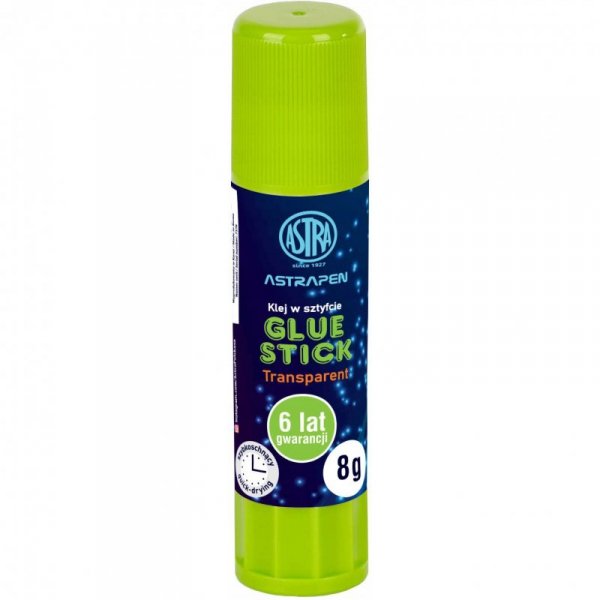 Klej szkolny w sztyfcie Glue Stick transparentny 8g. 401120004 ASTRA