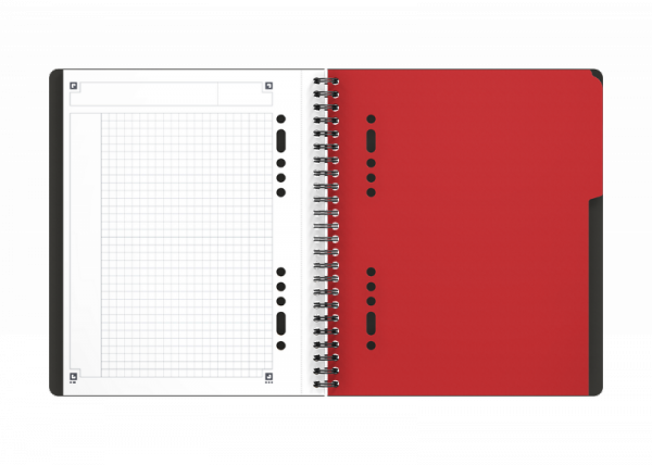 Kołonotatnik A5 80k kratka PP OXFORD Activebook International 100102880