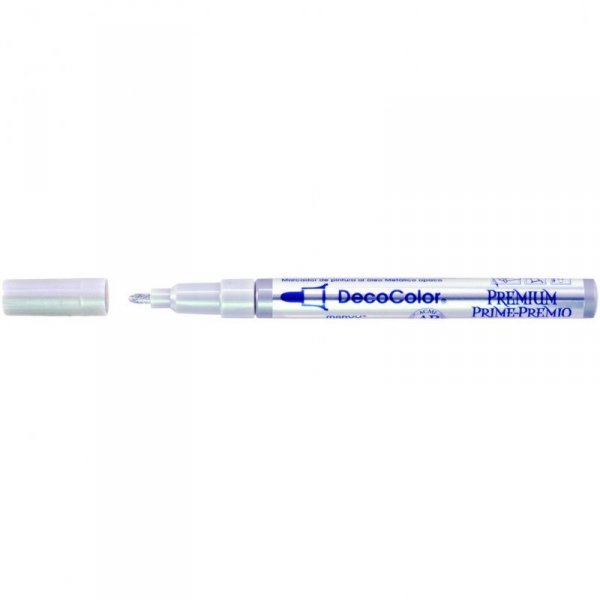 Marker DECOCOLOR premium srebrny okręgła końcówka 240-S UCHIDA 204502