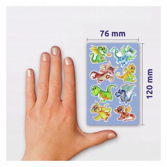 Naklejki dla dzieci 3D SMOKI 57298 Z-DESIGN AVERY ZWECKFORM