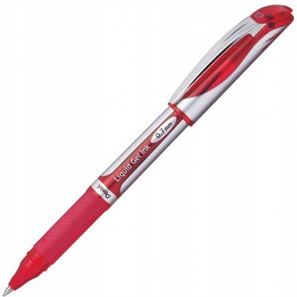 Pióro kulkowe ENERGEL BL57 czerwone PENTEL
