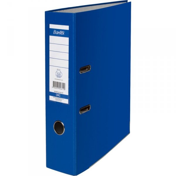 Segregator na dokumenty A4 80mm XXL jasnoniebieski z szyną 100551790 BANTEX
