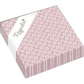 Serwetki papierowe 33x33cm 3 warstwowe 20 sztuk pudrowy róż 9588195 HERLITZ