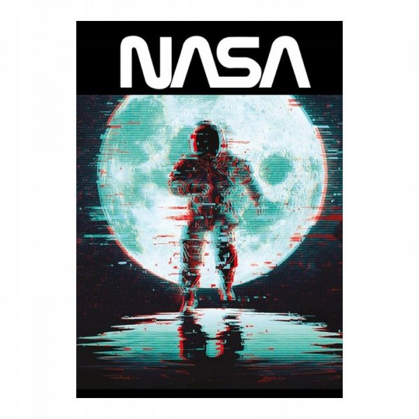 Zeszyt A5 32k kratka laminowany SPACE ADVENTURE z lakierem wybiórczym St.Majewski