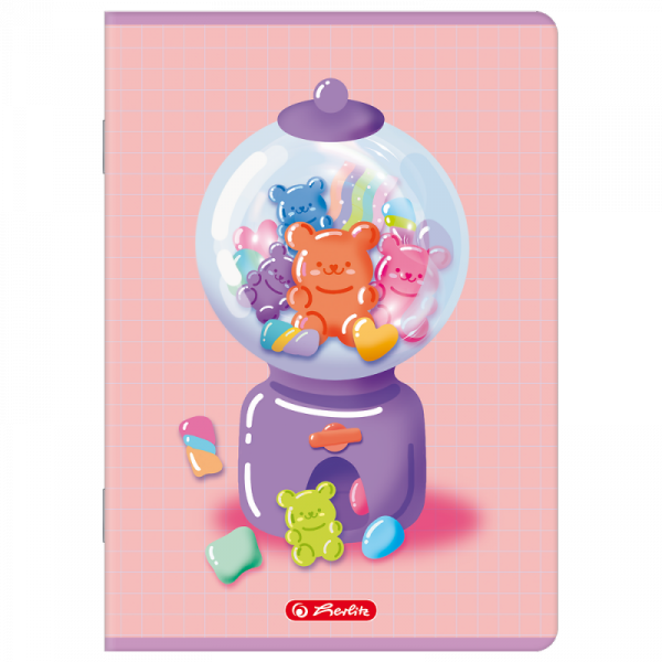Zeszyt A5 32k kratka z marginesem JELLY 400206378 HERLITZ