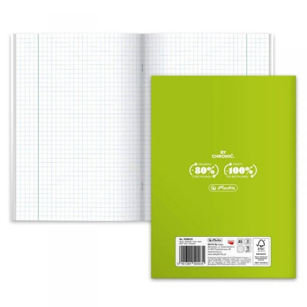 Zeszyt A5 60k kratka 70g HISTORIA 9500035 HERLITZ