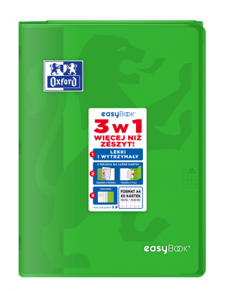 Zeszyt A5 60k kratka 90g PP EASYBOOK 400146693 OXFORD