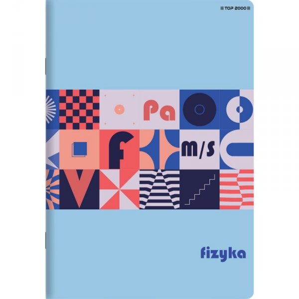 Zeszyt A5 60k kratka 70g ze ściągami FIZYKA 400169458 TOP 2000