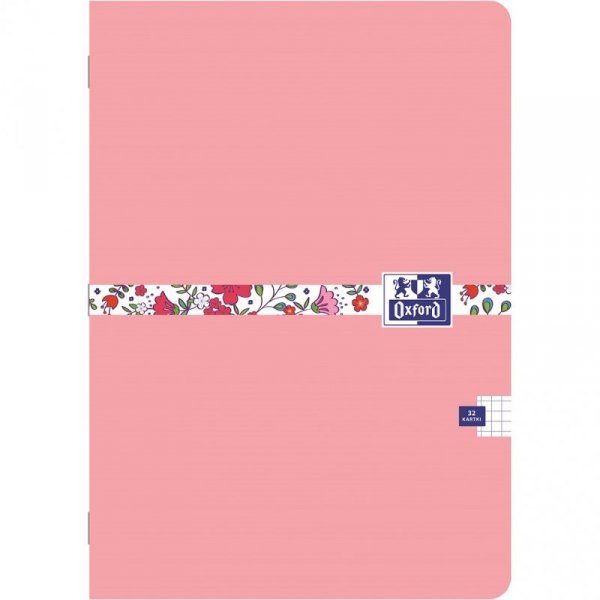 Zeszyt A5 32k kratka 90g FLORAL 400150841 OXFORD