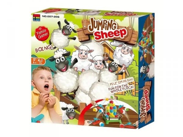 Rodzinna Gra Zręcznościowa &quot;Jumping Sheep&quot; SKACZĄCE OWCE Pchełki