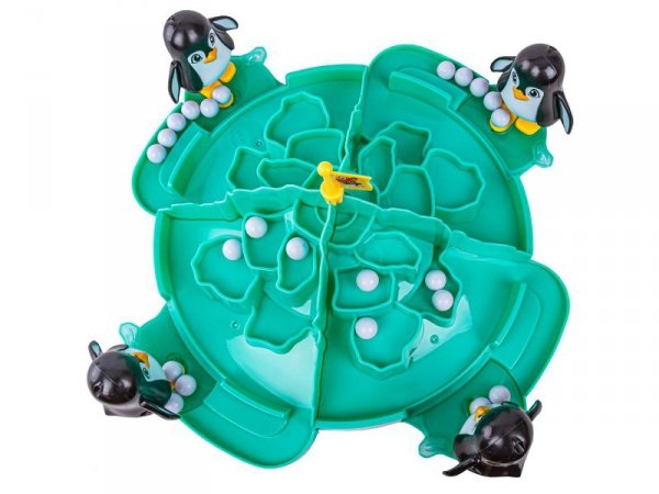 Rodzinna gra zręcznościowa, planszowa PINGWINKOWE PIŁKARZYKI, Piłka nożna &quot;Penguins, Set, Go!&quot;