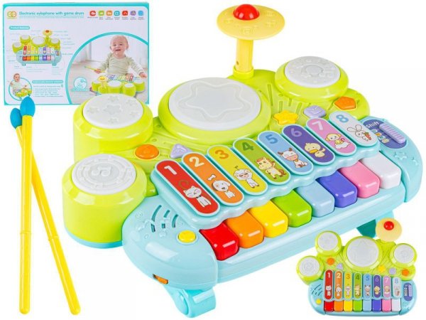 Ksylofon Cymbałki Perkusja Pianinko Dla Dzieci Zabawka Edukacyjna Muzyczna