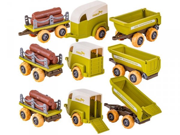 Farma Traktor Kombajn Do Skręcania Gospodarstwo Rolne Zestaw Majsterkowicza Rolnika Zwierzęta Wkrętarka