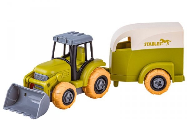 Farma Traktor Kombajn Do Skręcania Stajnia Gospodarstwo Rolne Zestaw Majsterkowicza Rolnika Zwierzęta Wkrętarka