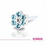 BLOMDAHL - Daisy Aquamarine 12-0114-55 / Crystal 5 mm