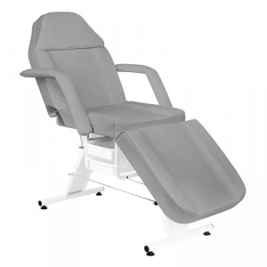 Fotel kosmetyczny Basic 202 z kuwetami szary