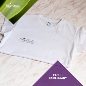Bielenda T-shirt bawełniany - biały w rozm. S-XL