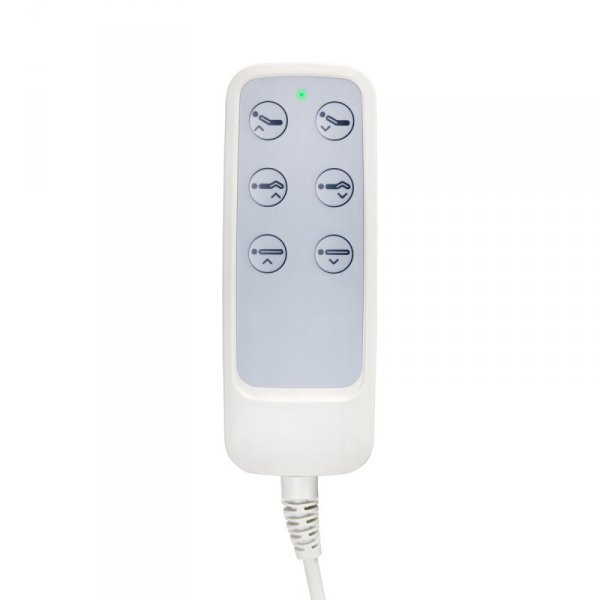 Fotel kosmetyczny elektryczny SILLON Lux 273b 3sil. v2 szary