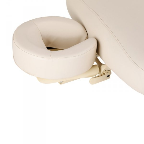 Leżanka SPA Sillon Comfort kremowa z jasnobrązową podstawą