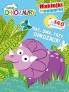 Lubię Dinozaury Naklejki na numerki 1 Raz, dwa, trzy, dinozaur!
