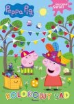 Świnka Peppa Malowany świat 3 Kolorowy sad (z farbkami)