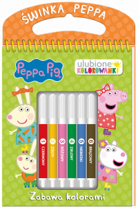 Świnka Peppa Ulubione kolorowanki 3 Zabawa kolorami